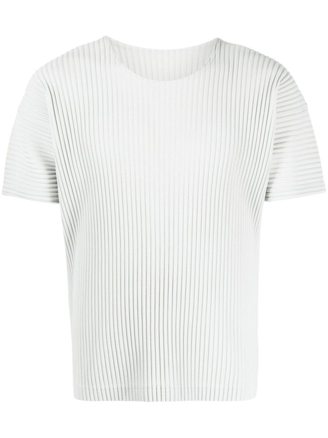 

Homme Plissé Issey Miyake short-sleeve plissé T-shirt, серый