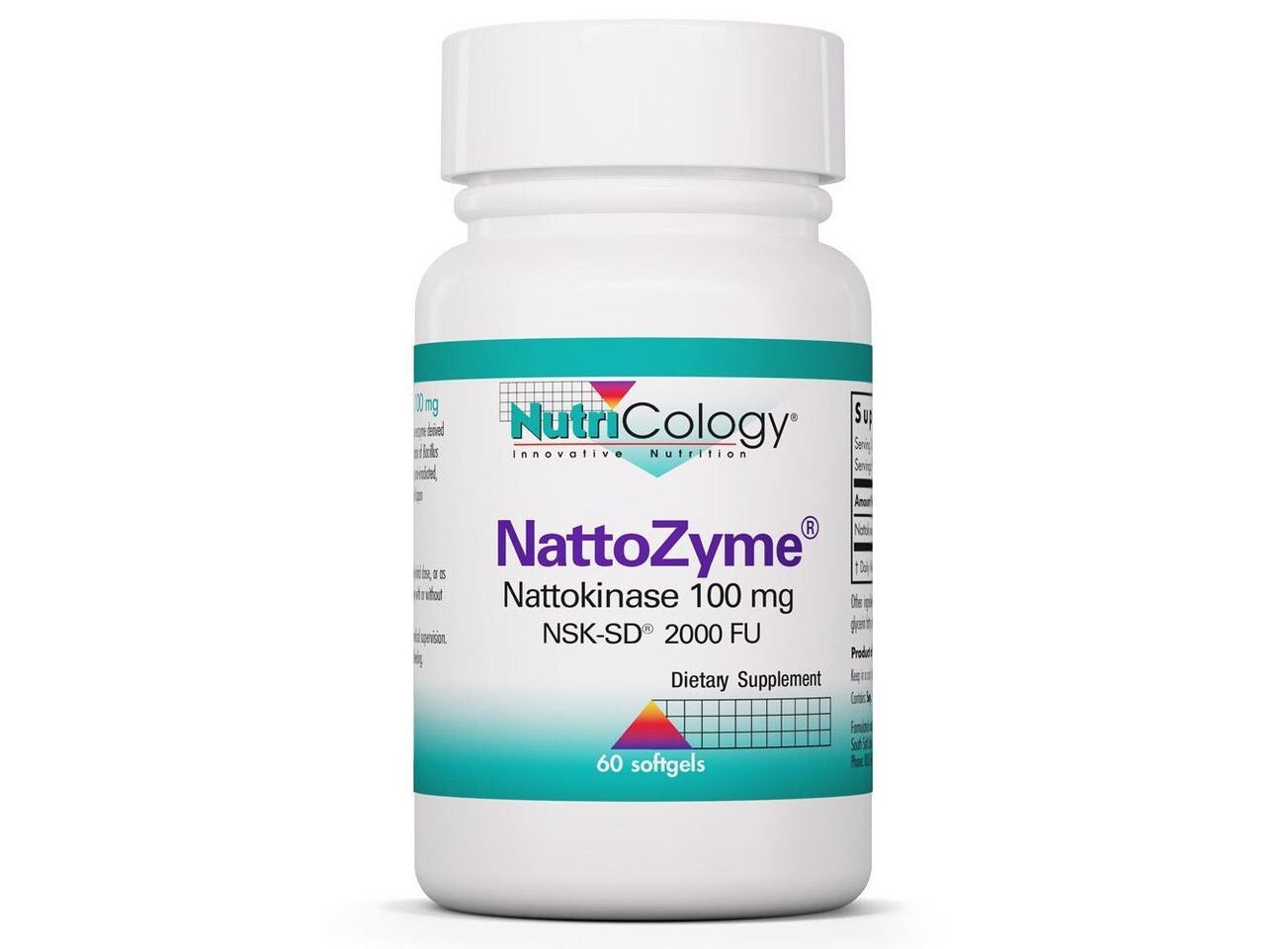 

Nutricology, NattoZyme Наттокиназа 100 мг NSK-SD, 180 мягких таблеток