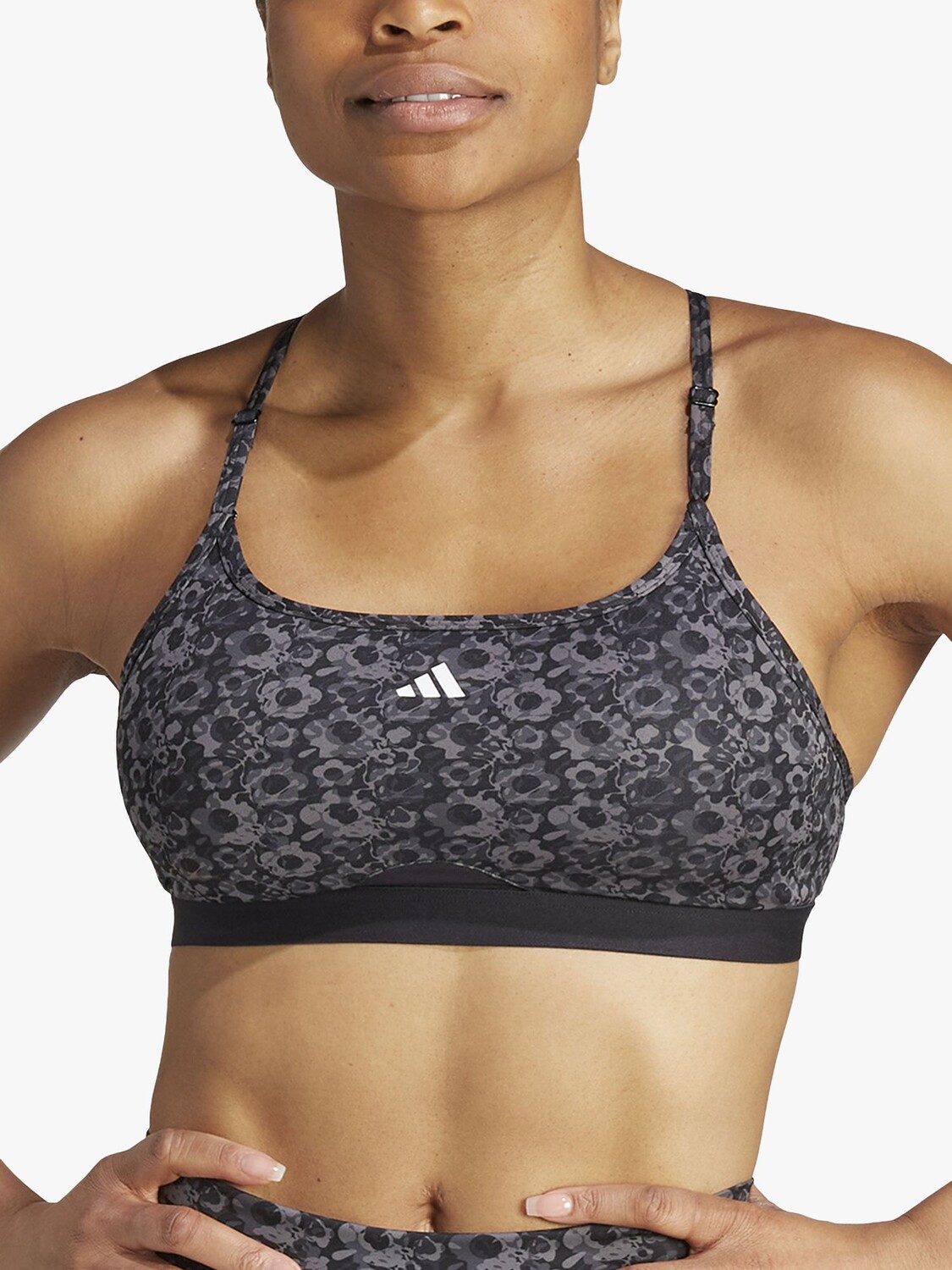

Спортивный бюстгальтер adidas Aeroreact Training AOP, цвет мульти