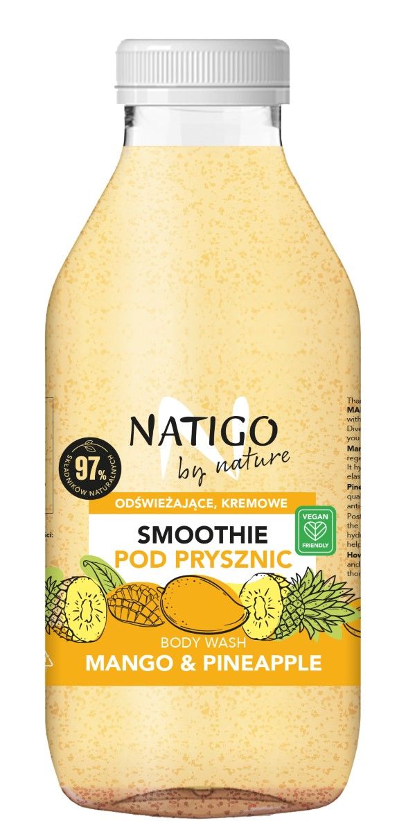 Гель для душа и ванны Natigo by Nature Ananas & Mango, 400 мл