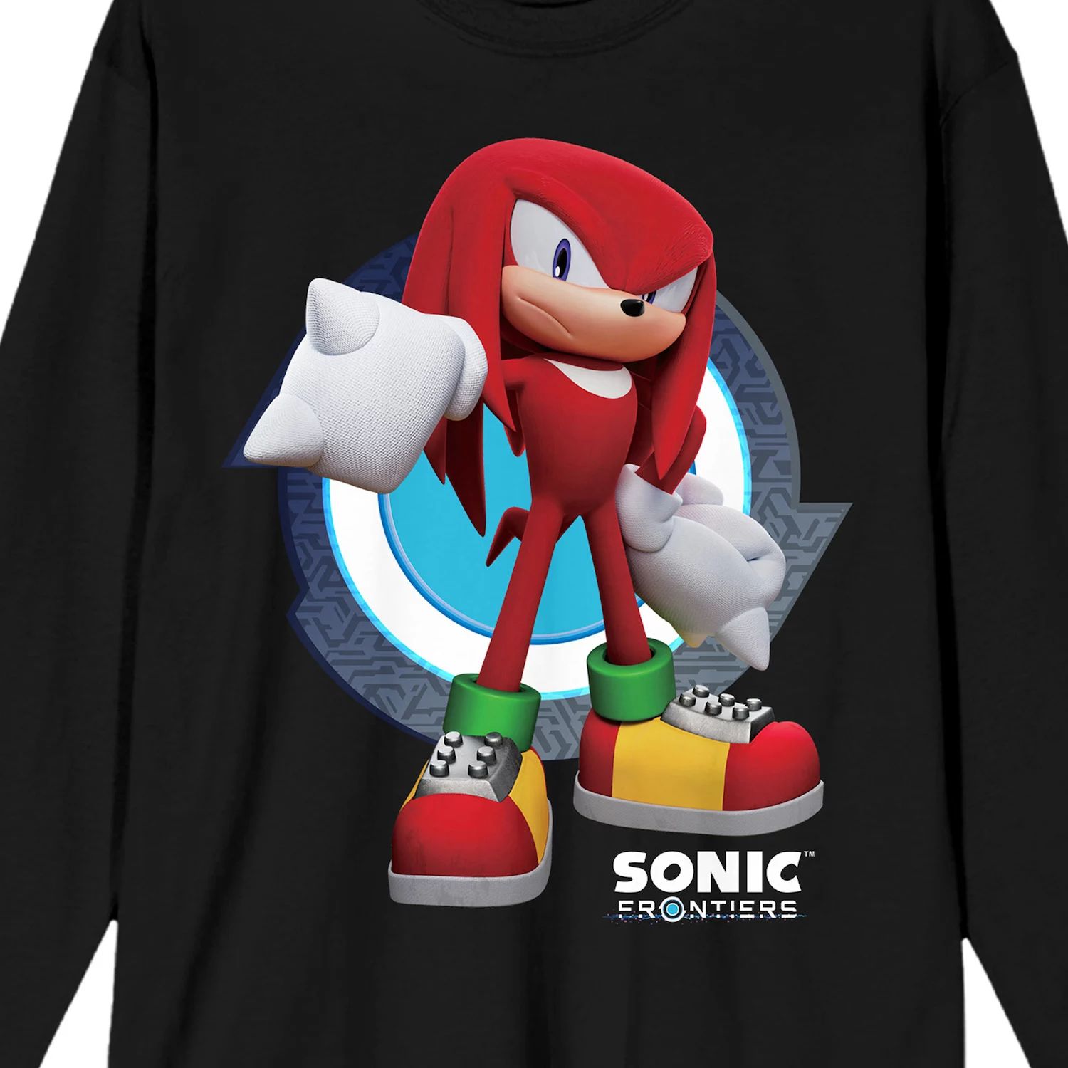 Мужская футболка с рисунком Nintendo Sonic Frontiers Knuckles Licensed Character sonic frontiers [switch]