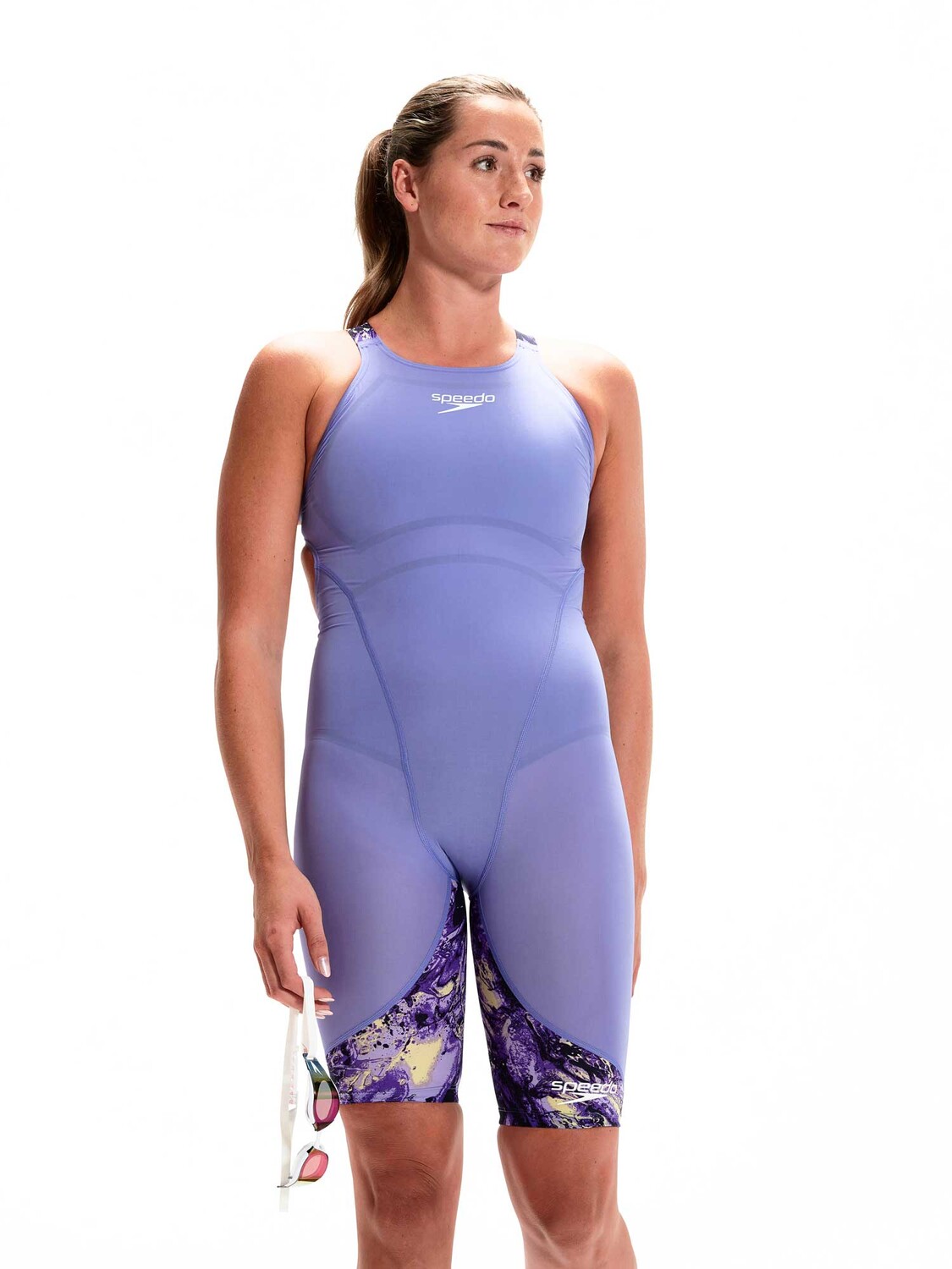 

Цельный купальник Speedo FASTSKIN LZR IGNITE KNEESKIN, фиолетовый