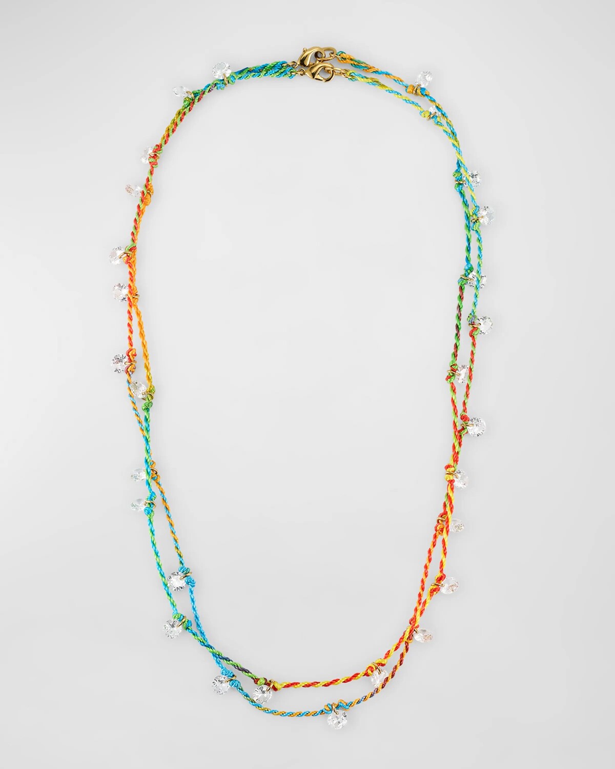 

Мини-колье Drip Drop Rainbow Duo Roxanne Assoulin, цвет Rainbow