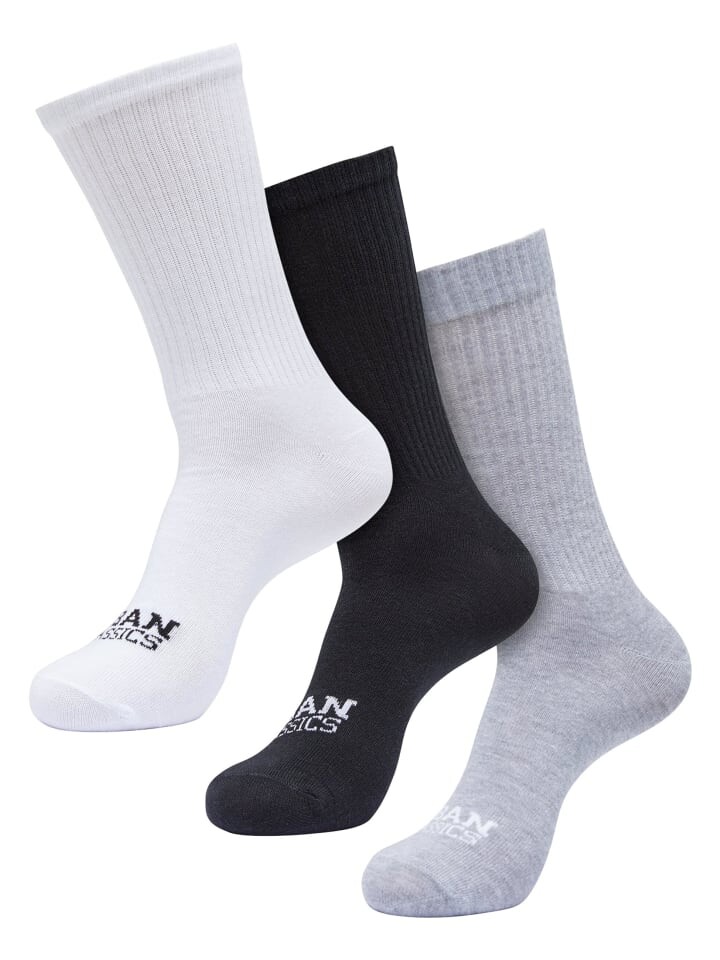 

Носки Urban Classics, цвет white+black+heathergrey