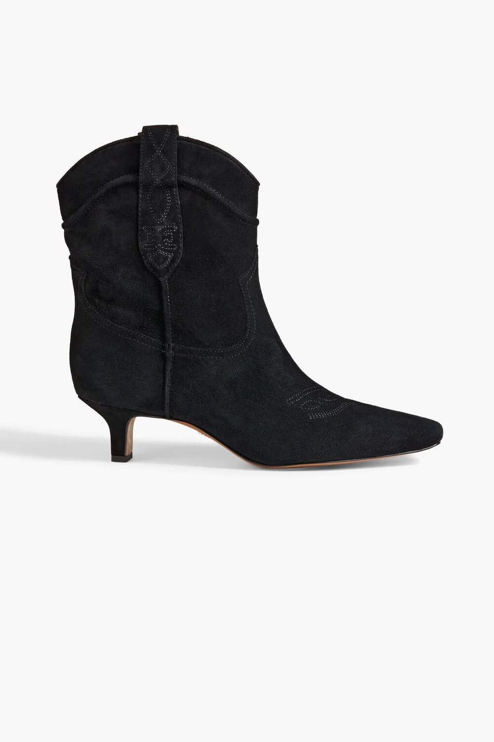 

Ковбойские сапоги Taryn из замши Sam Edelman, черный