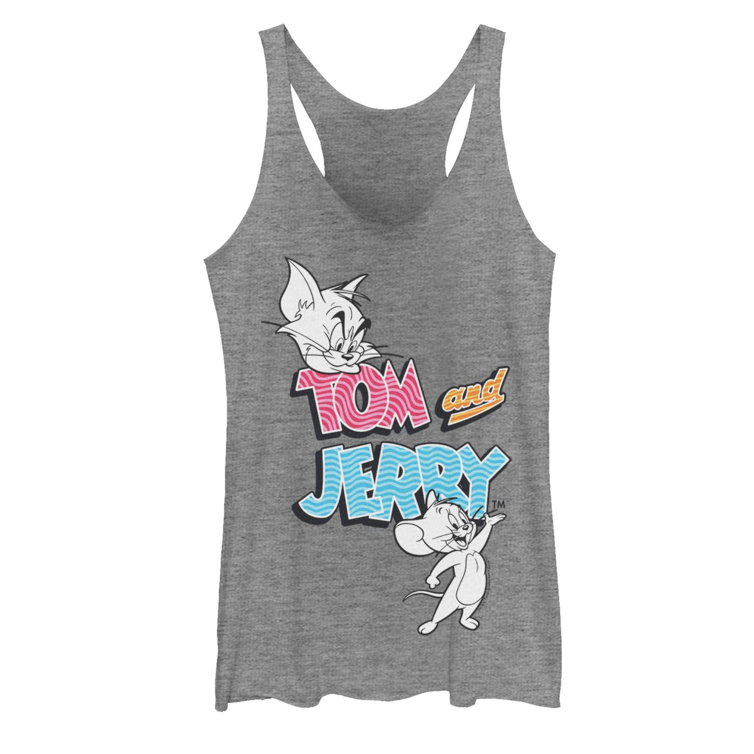 Майка с логотипом Tom and Jerry Cat & Mouse для юниоров Licensed Character