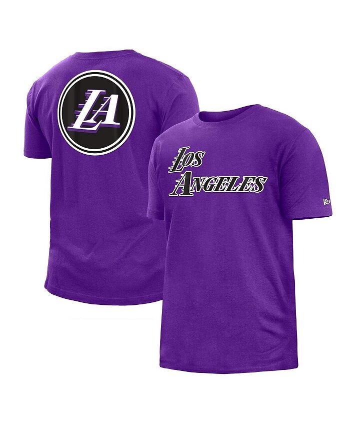 

Мужская фиолетовая футболка Los Angeles Lakers 2022/23 City Edition Big and Tall New Era, фиолетовый
