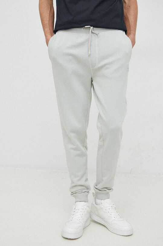

Хлопковые спортивные брюки BOSS BOSS CASUAL Boss Orange, серый
