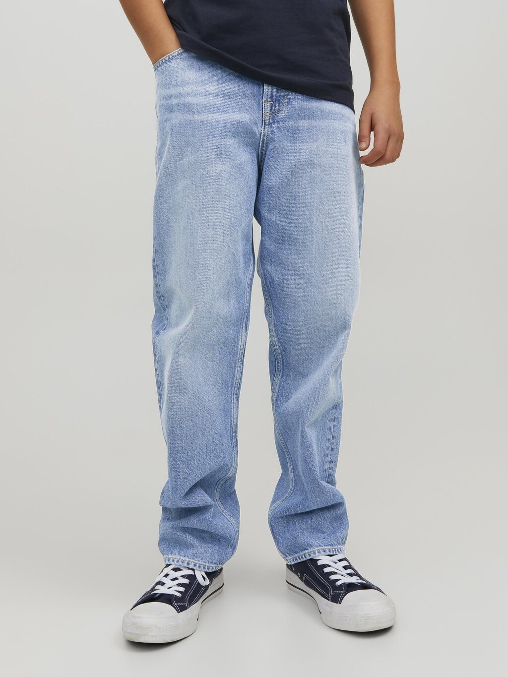 

Джинсы прямого кроя JJICHRIS JJORIGINAL Jack & Jones Junior, синий деним