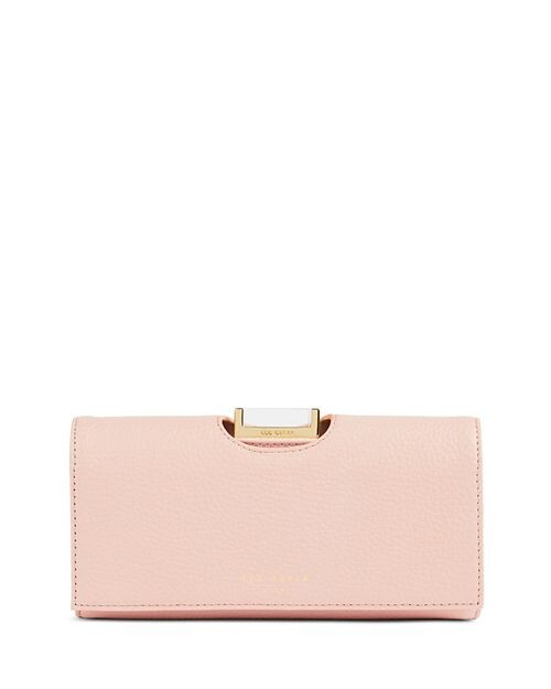 

Большой кожаный кошелек Bita Bobble Ted Baker, цвет Pink