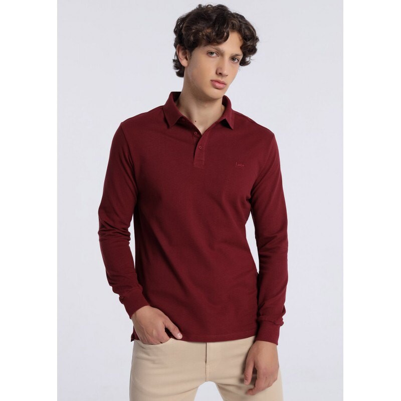 

Поло Lois Jeans Basic, красный