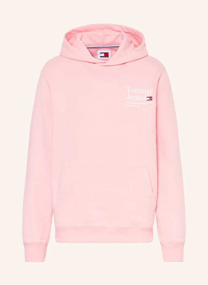 

Толстовка с капюшоном Tommy Jeans, розовый