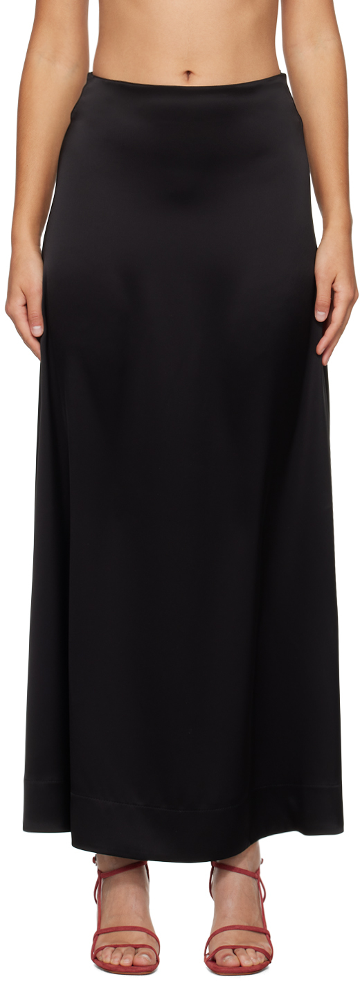 Черная моно-юбка-макси Esse Studios, цвет Black юбка макси со стрелками цвет – черный
