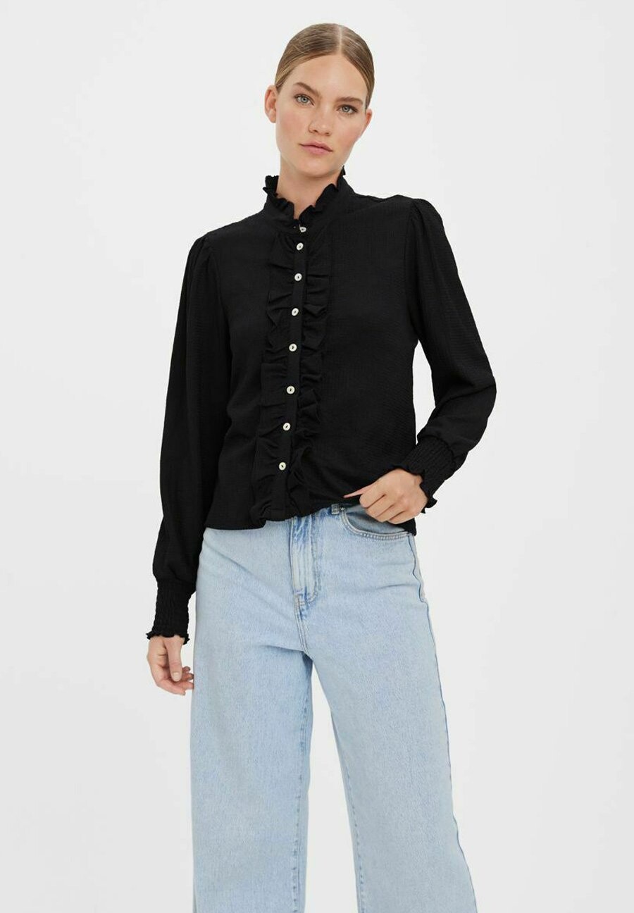 

Рубашка Vero Moda, черный