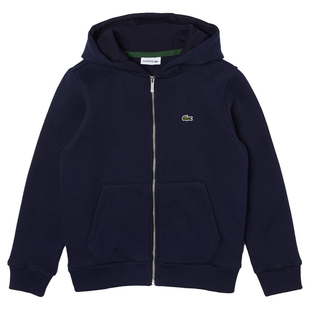 Толстовка Lacoste SJ9723 Full Zip, синий толстовка lacoste sport zip up темно синий