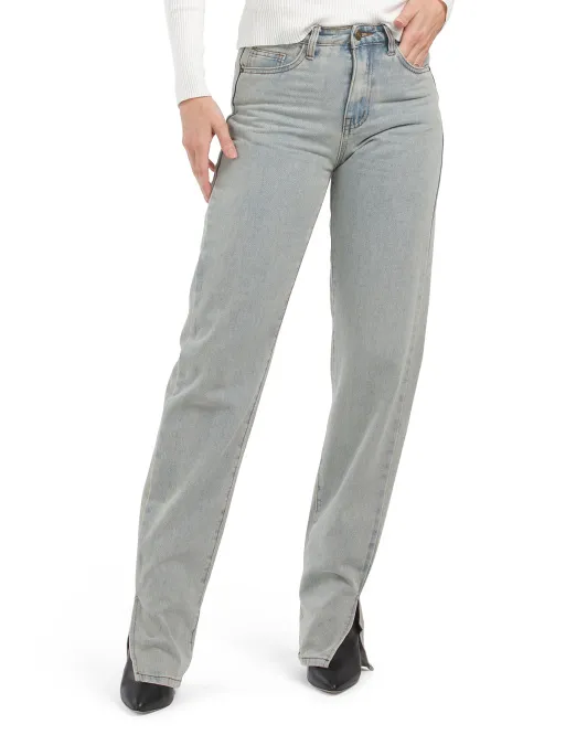 

Джинсы Crawford с разрезом на подоле Lioness, цвет Light Denim