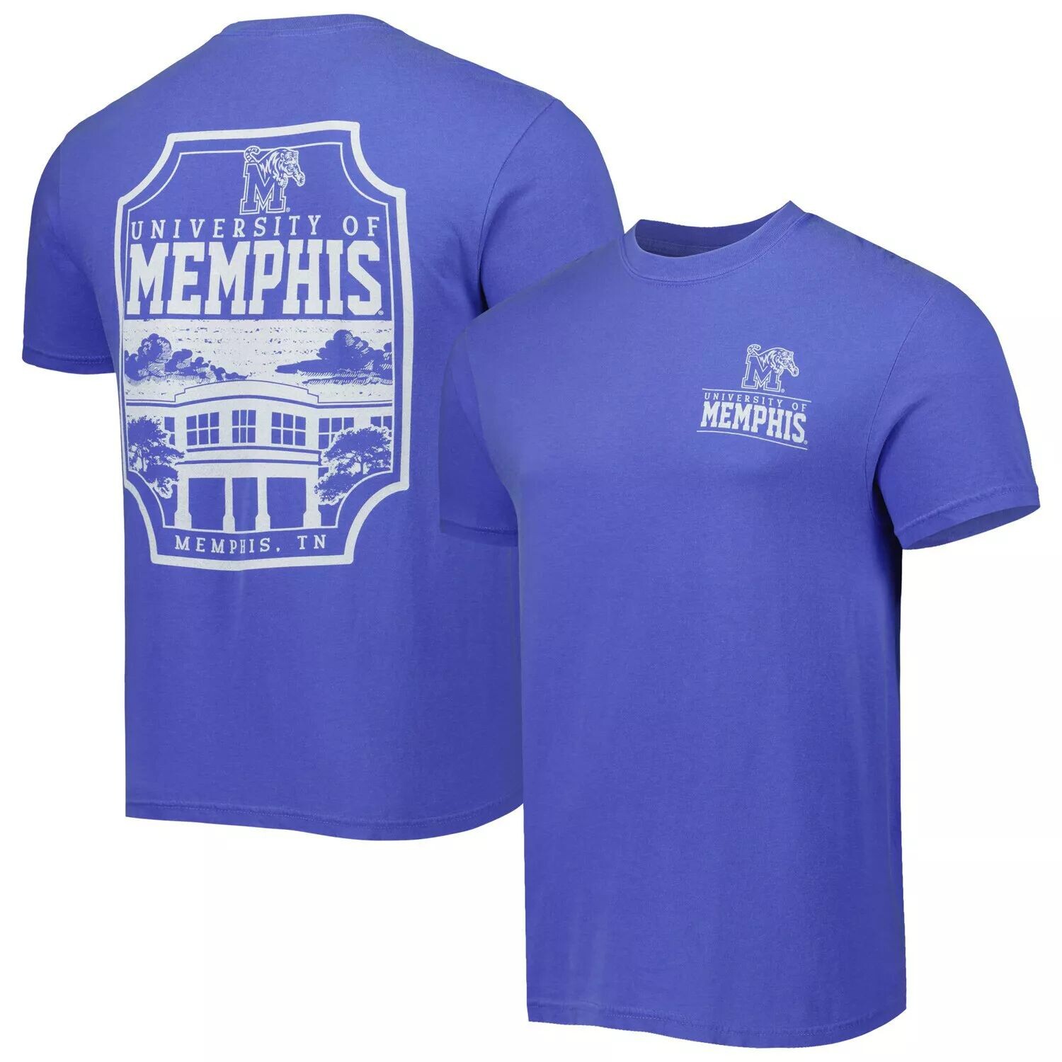 

Мужская футболка с логотипом Campus Icon Royal Memphis Tigers