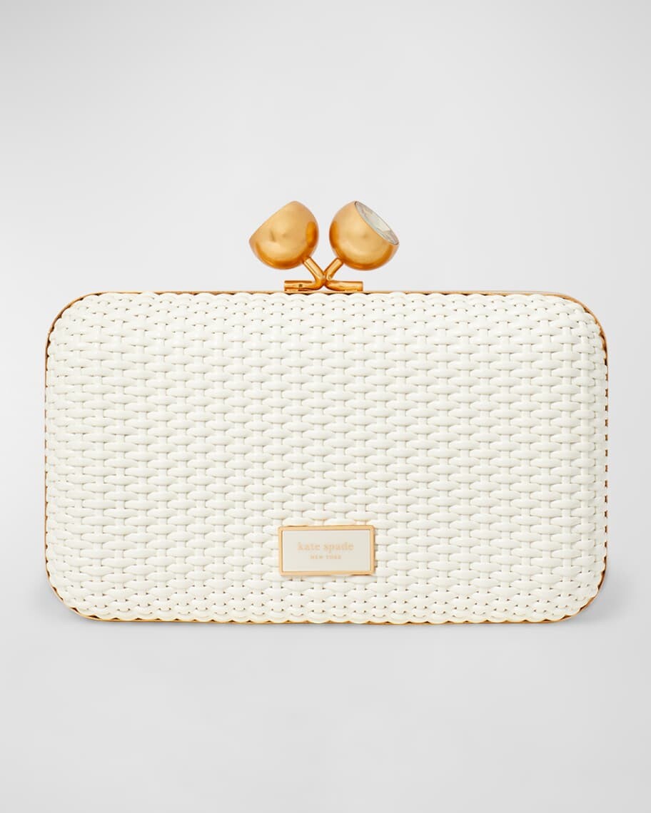 

Небольшой плетеный клатч из искусственной кожи kate spade new york