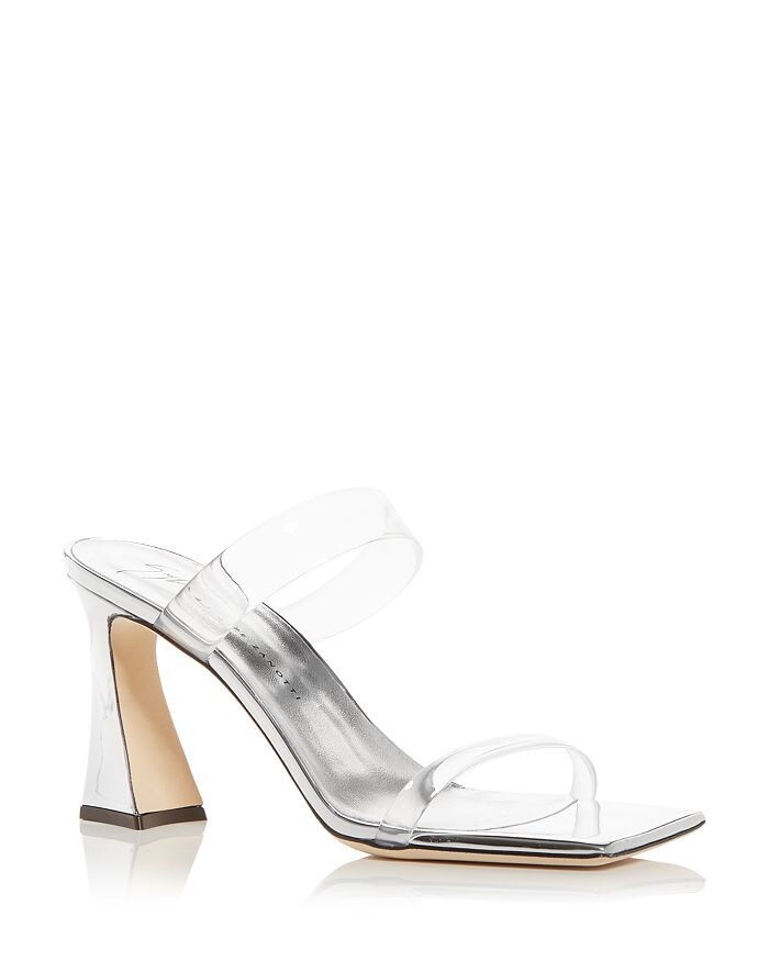 

Женские ванильные шлепанцы на высоком каблуке Giuseppe Zanotti