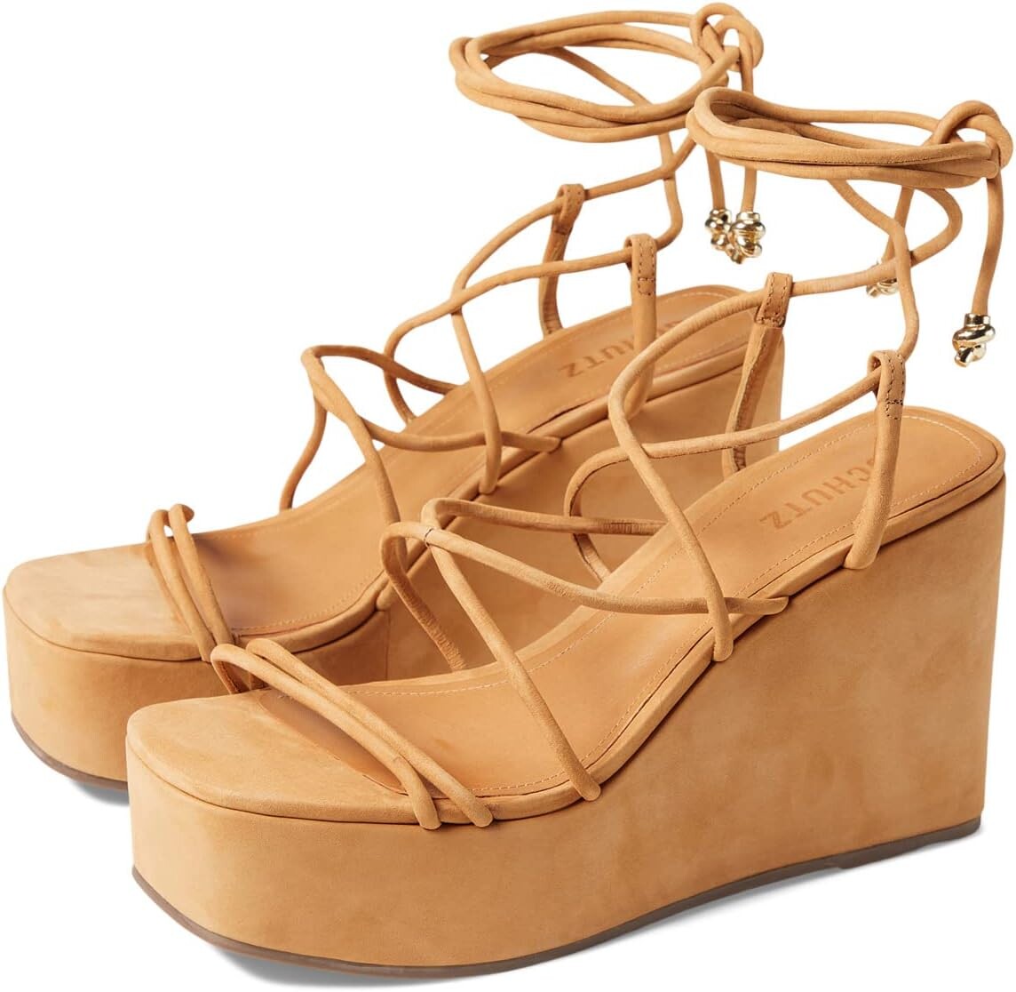 

Босоножки Magdalena Casual Platform Schutz, цвет Nude Caramel