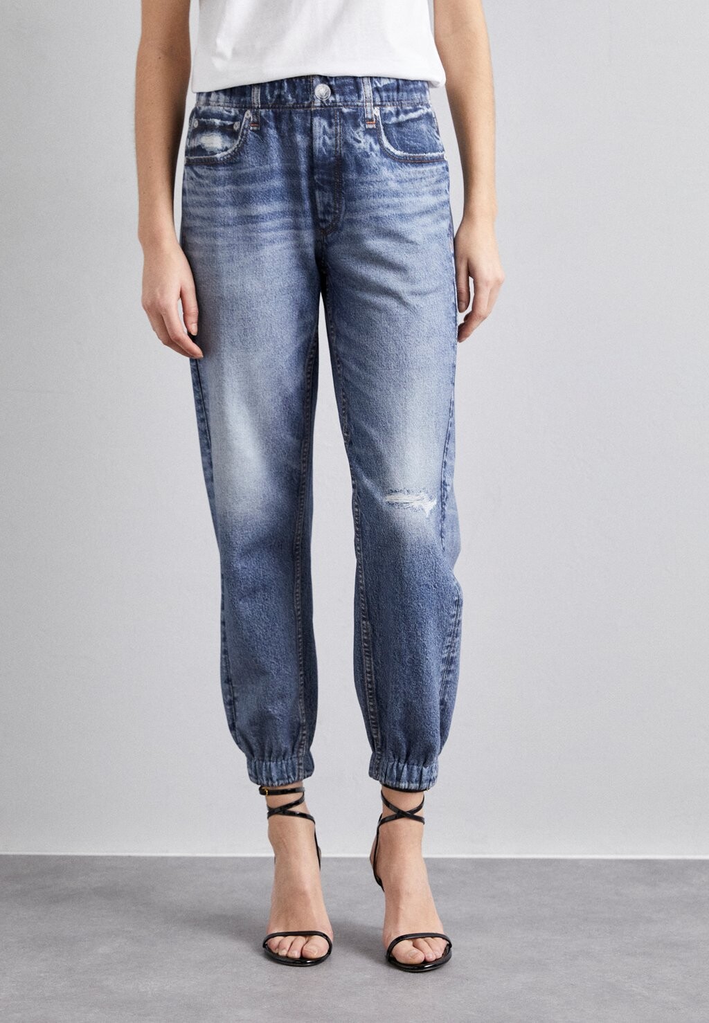 

Джинсы Baggy Miramar rag & bone, цвет blue denim
