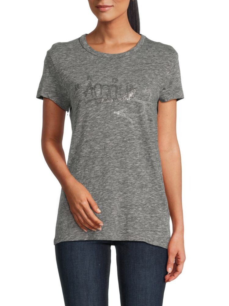

Футболка Amour с украшением Zadig & Voltaire, цвет Gris Chine