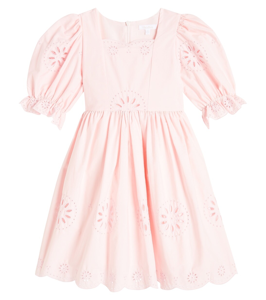 

Хлопковое платье Broderie Anglaise Patachou, розовый