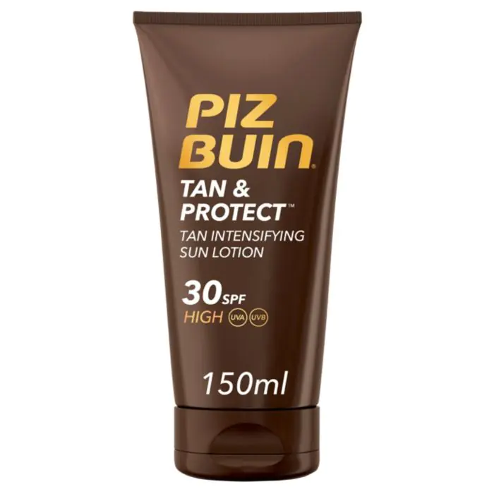 

Солнцезащитный крем tan & protect loción intensificadora del bronceado Piz Buin, объем 150 мл