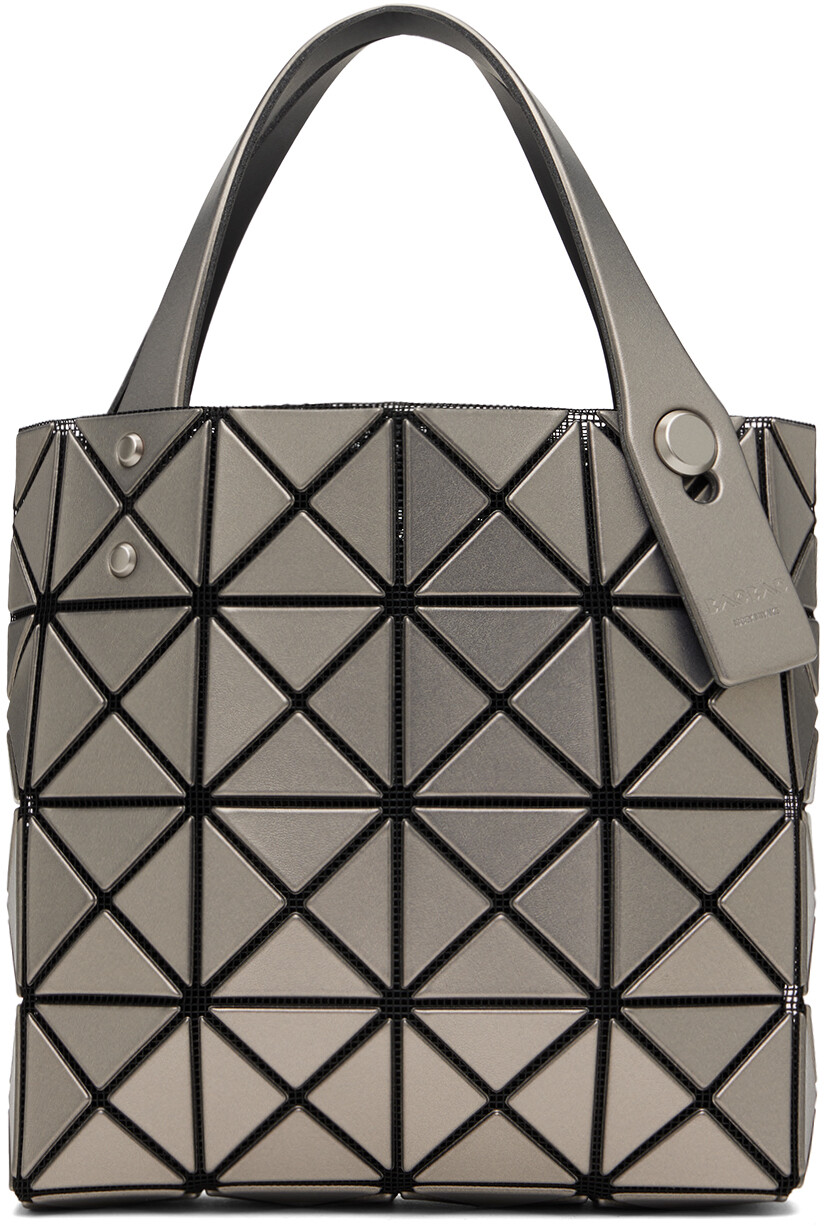 

Серебряная мини-тоут с короткими ручками Lucent Bao Bao Issey Miyake, цвет Silver