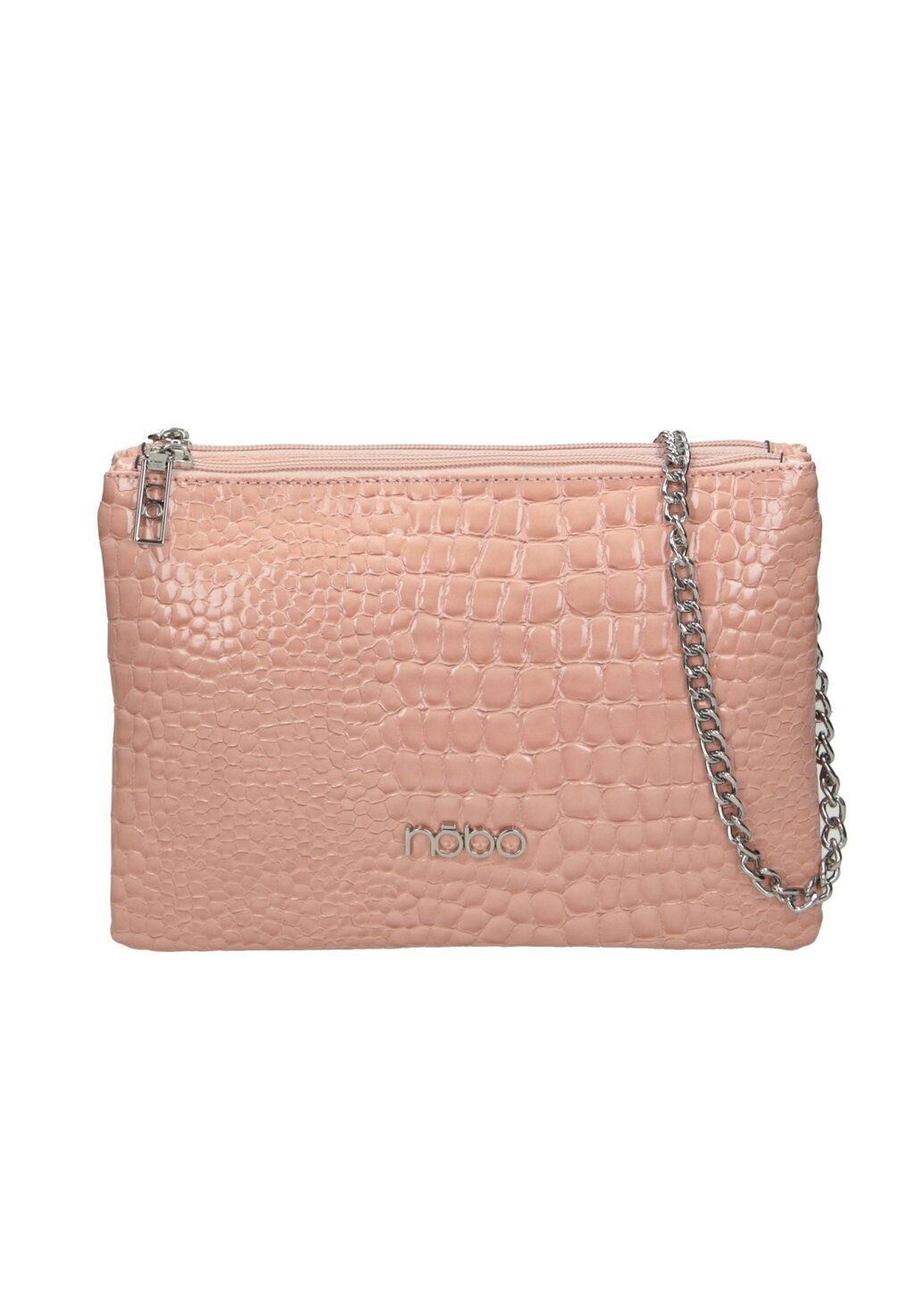 

Клатч LAKIEROWANE CROCO Nobo, розовый