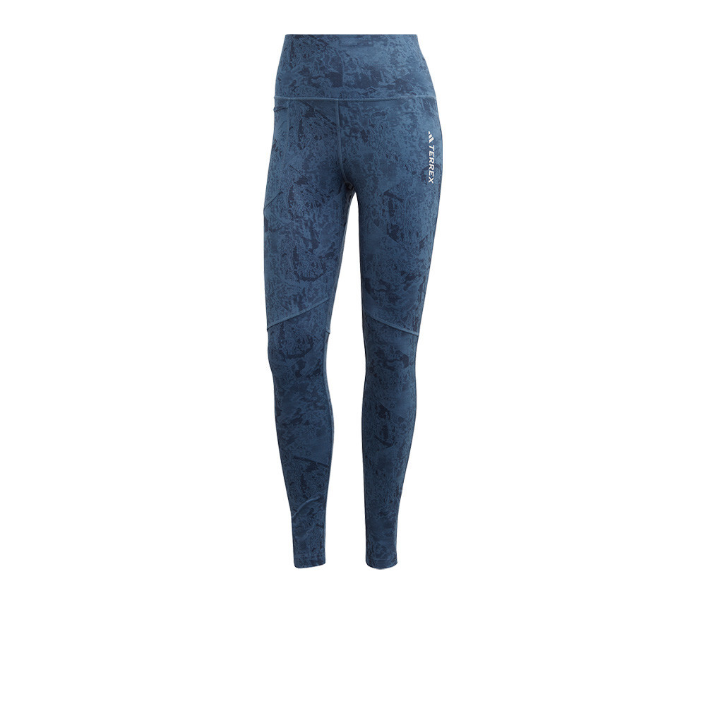 

Тайтсы adidas Terrex Multi Allover Print, синий