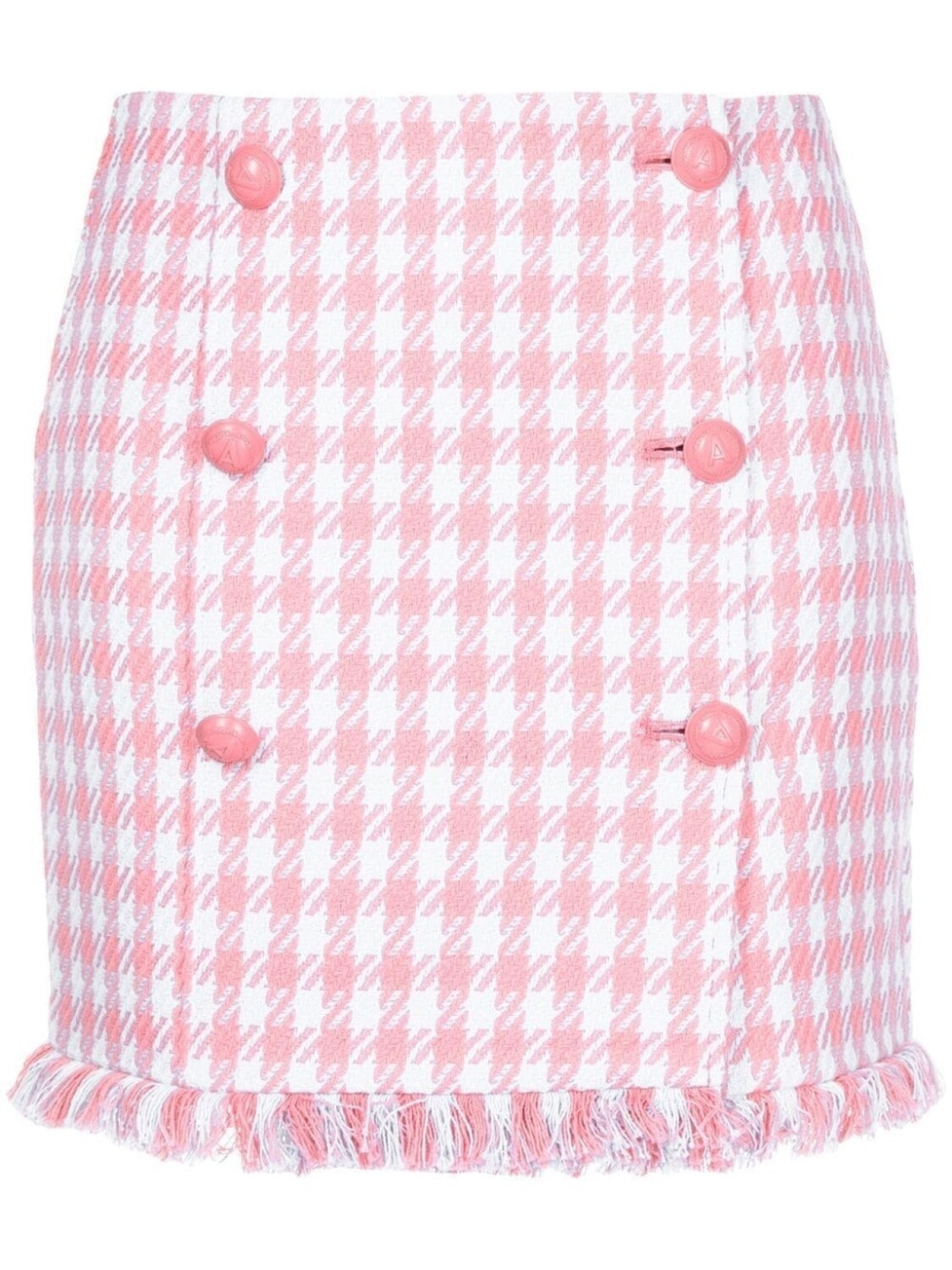 

TWINSET юбка мини в клетку, розовый