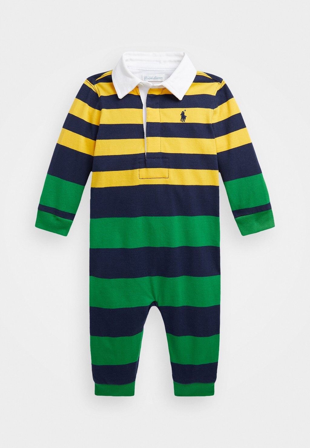 

Комбинезон BABY RUGBY ONE PIECE COVERALL Polo Ralph Lauren, цвет chrome yellow multi