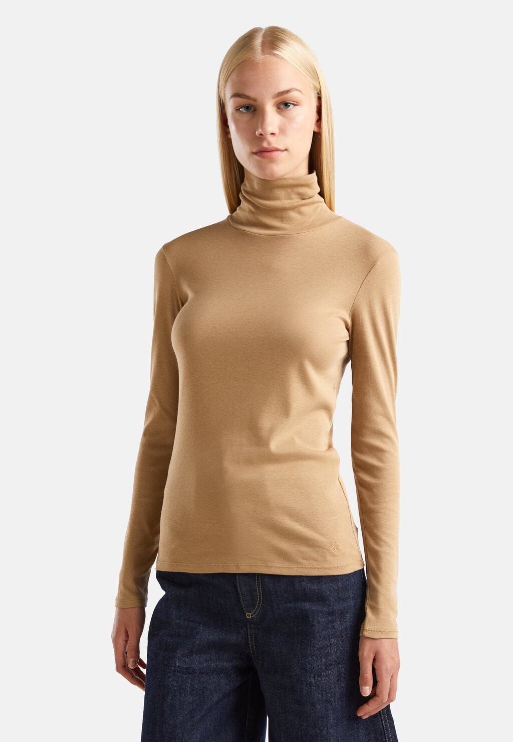 

Рубашка с длинным рукавом United Colors of Benetton, коричневый