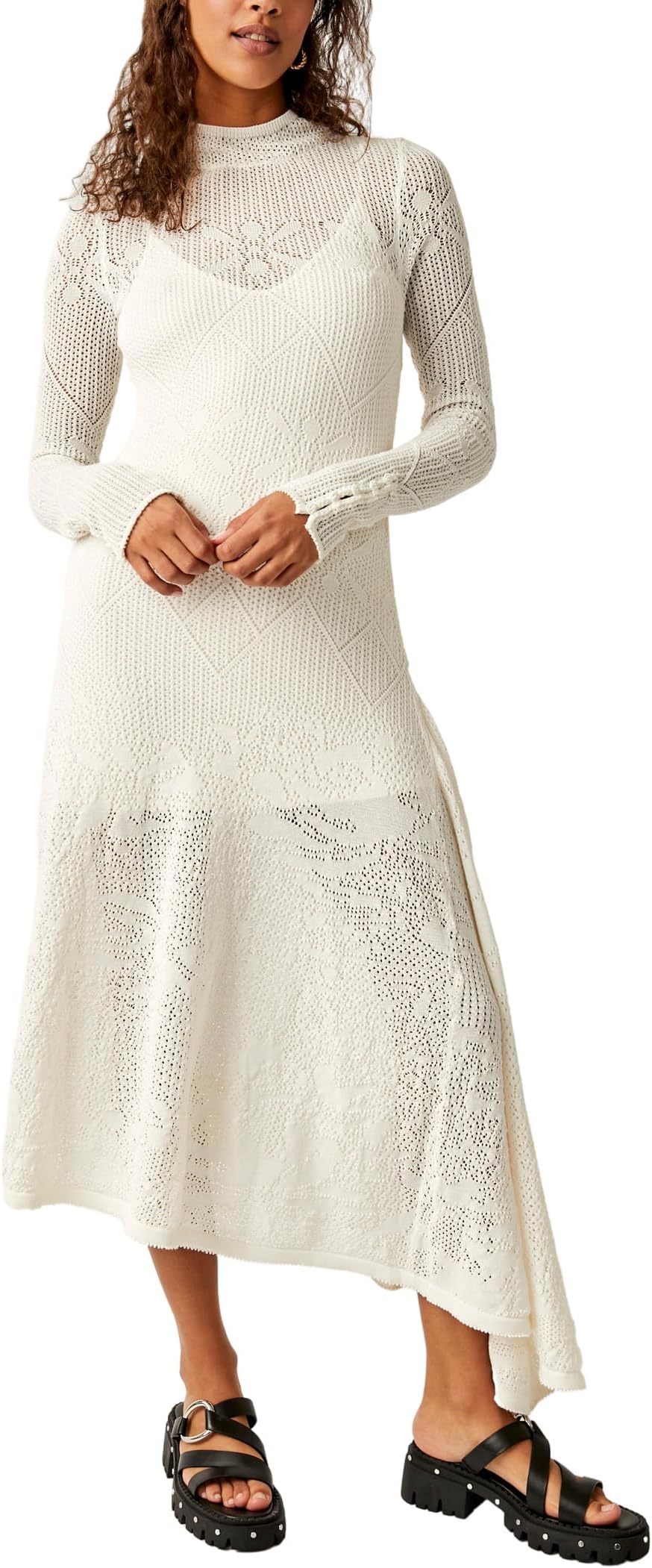 

Платье Free People Angel Wings Maxi, цвет Ivory