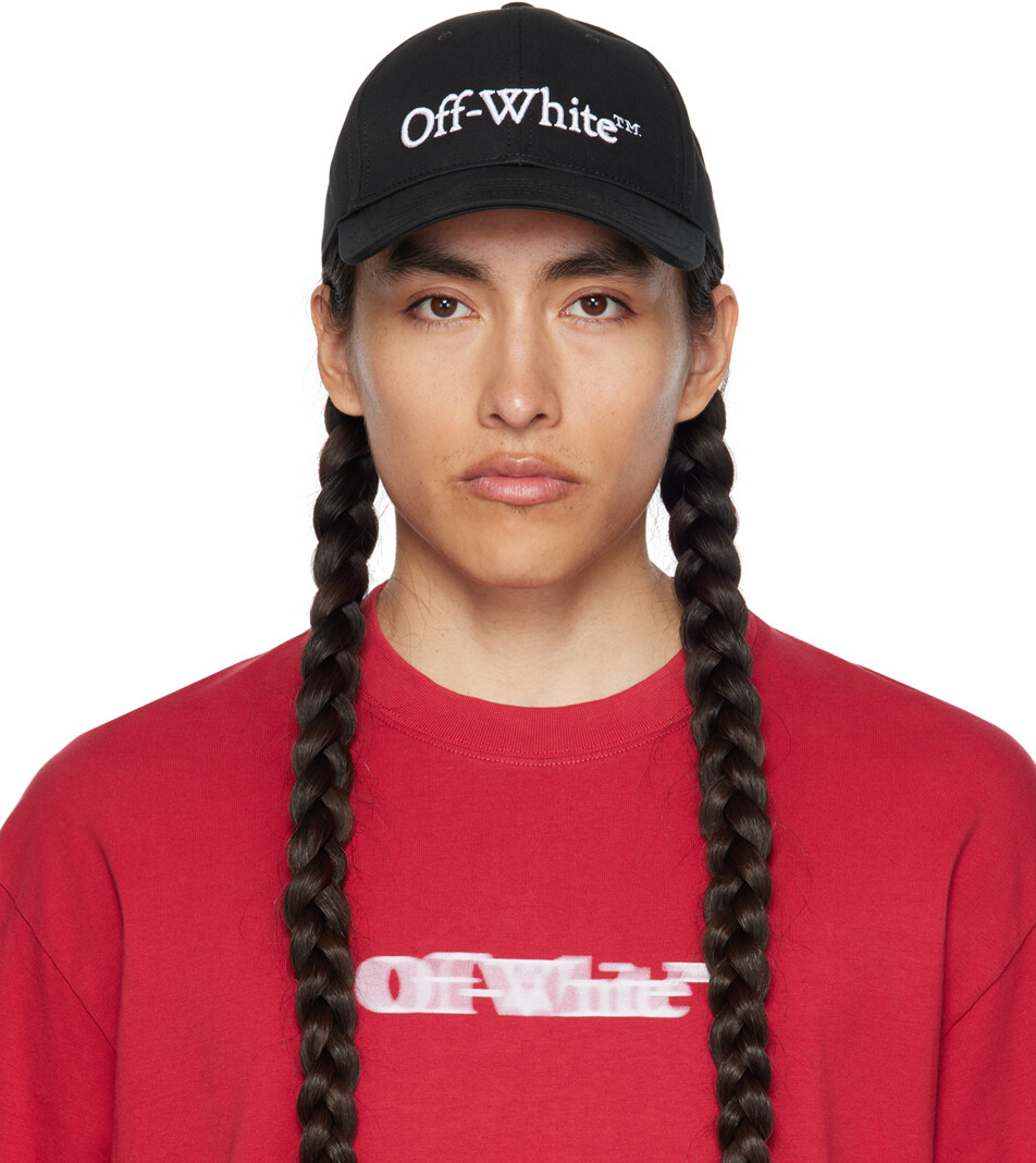 

Черная книжная бейсболка Off-White