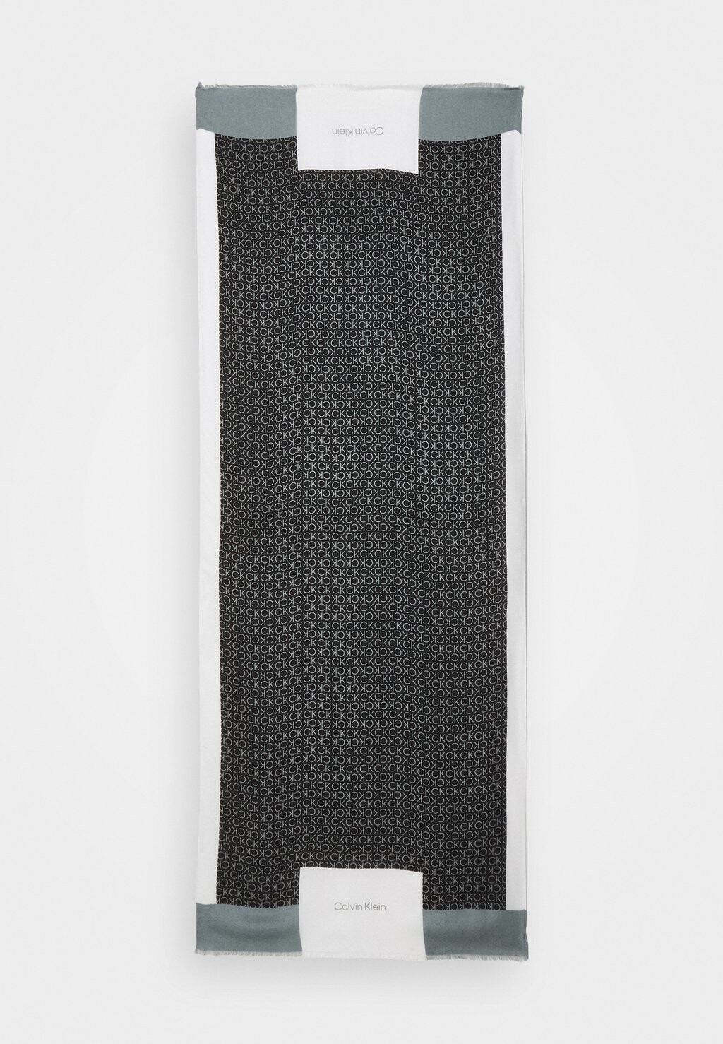 

Шарф Geo Minimal Logo Shawl Calvin Klein, черный