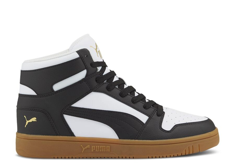 

Кроссовки Puma Rebound Layup 'White Black Gum', белый, Серый