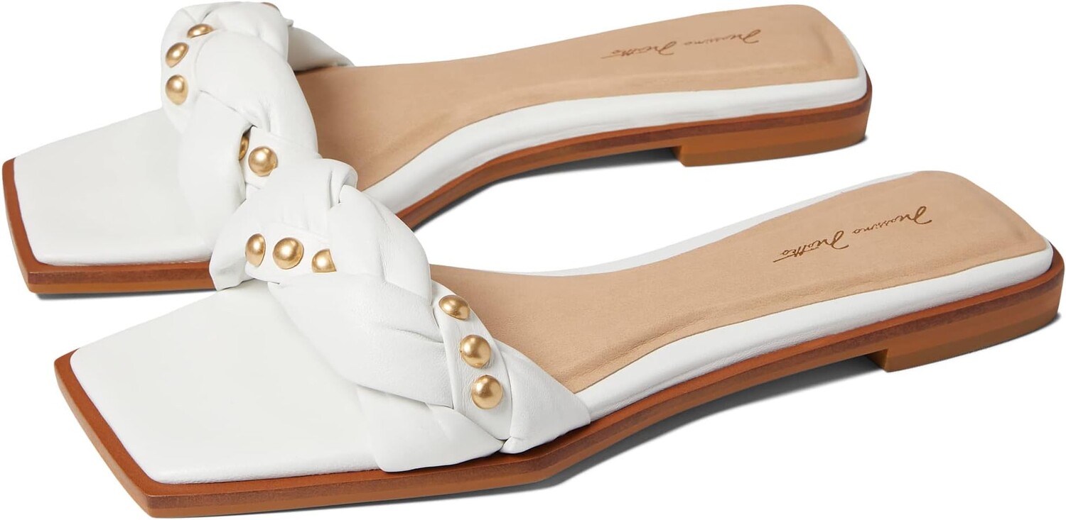

Сандалии на плоской подошве Calista Studded Slide Massimo Matteo, цвет Branco