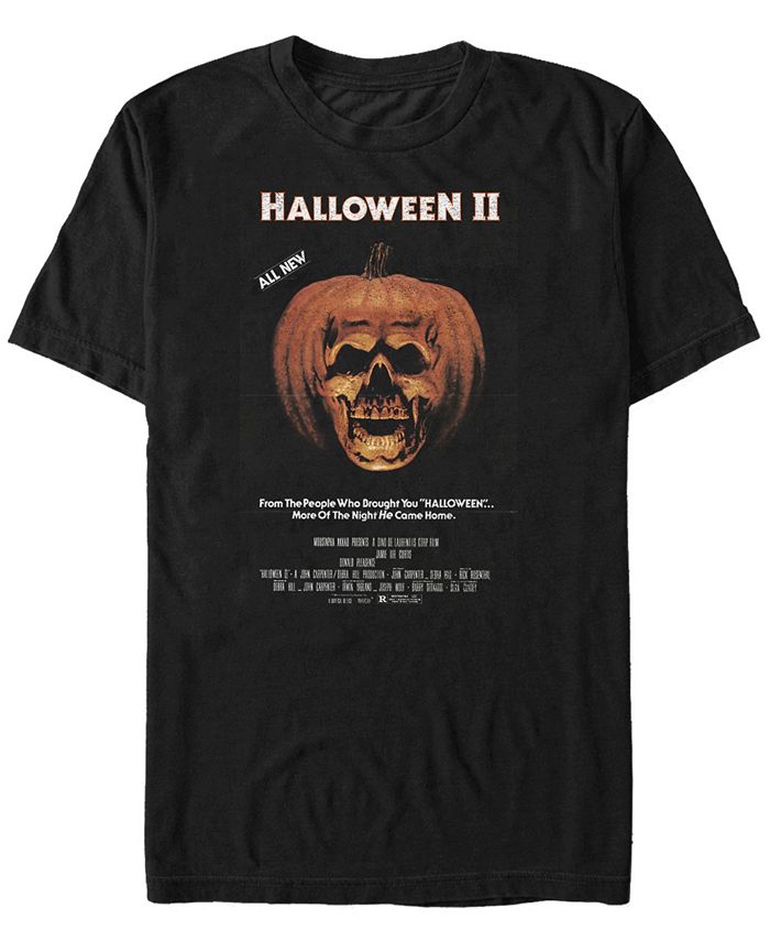 Мужская футболка с коротким рукавом и постером фильма «Хэллоуин 2» Fifth Sun, черный мужская футболка геймер хэллоуин l синий