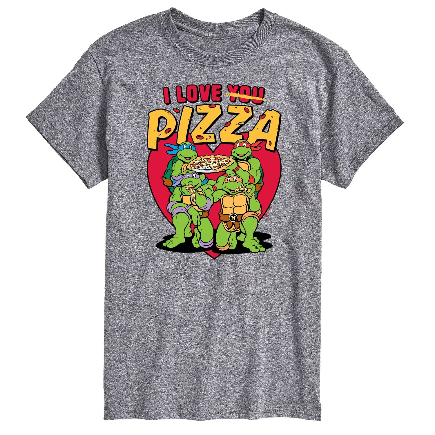 

Мужская футболка TMNT I Love You Pizza Licensed Character