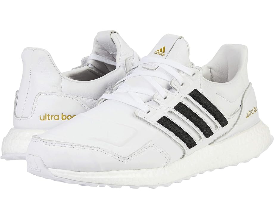 Кроссовки adidas Running Ultraboost DNA LEA, цвет Footwear White/Core Black/Gold Metal