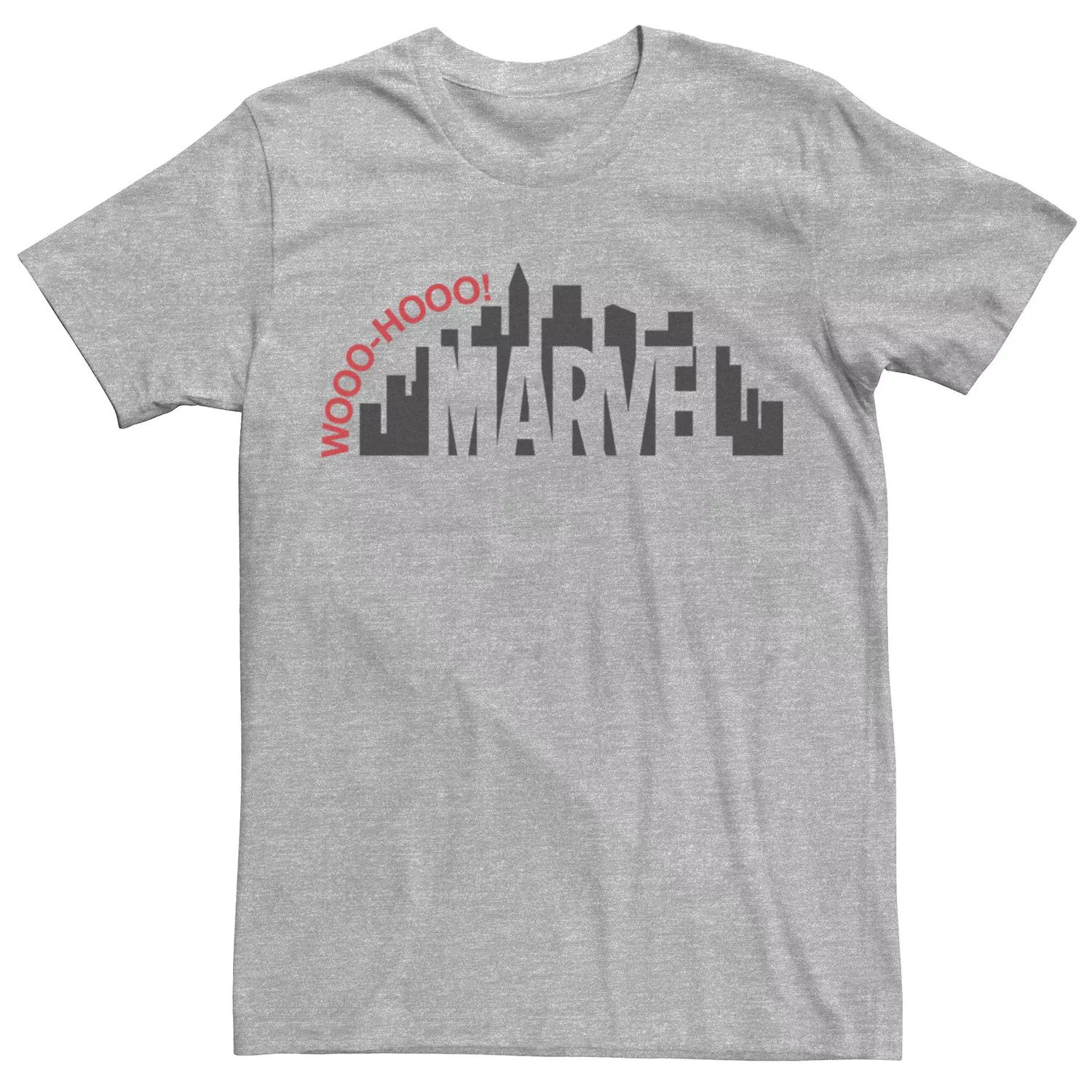 Мужская футболка с логотипом Marvel City Buildings Whoo Hoo