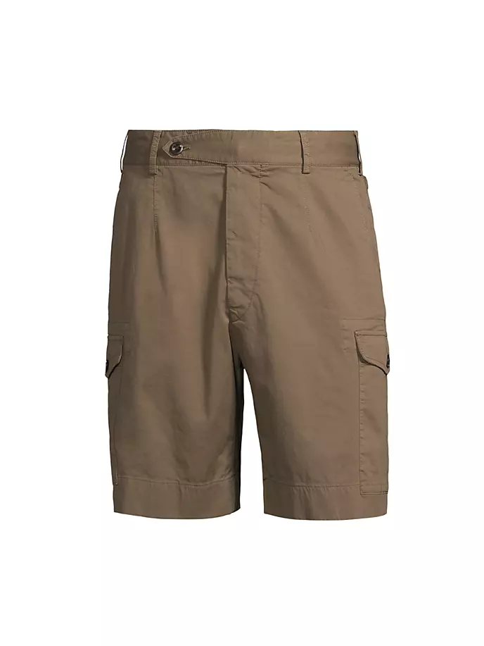 

Шорты чинос, окрашенные в готовой одежде Ralph Lauren Purple Label, коричневый
