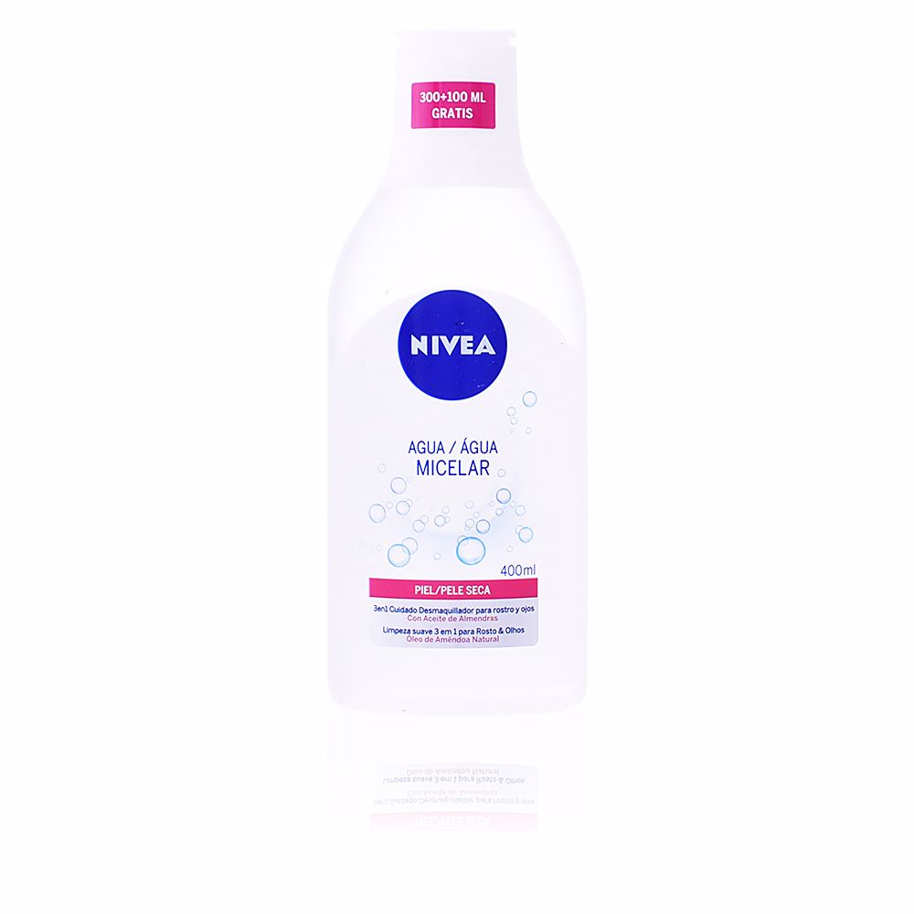 Мицеллярная вода Agua micelar piel seca Nivea, 400 мл вода мицеллярная для снятия макияжа для сухой и чувствительной кожи лица 8 1 8 beauty formula фл 200мл