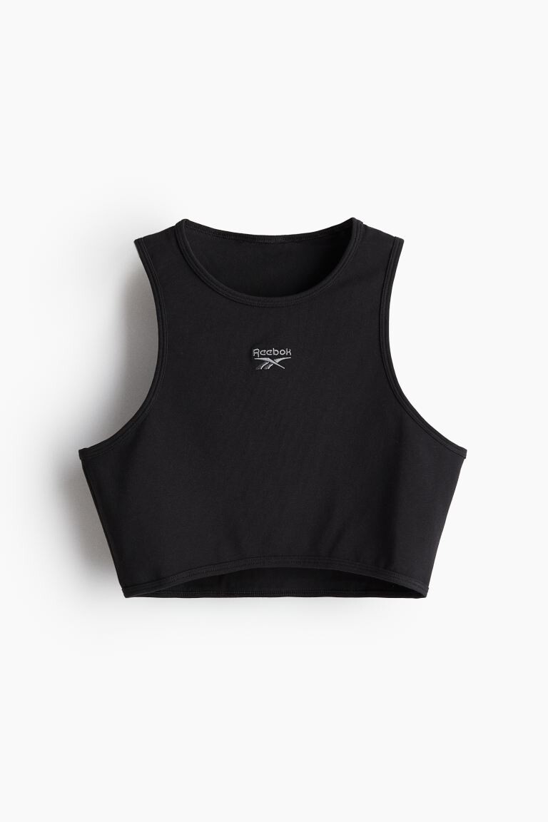 

Хлопковый бюстгальтер Wde Reebok, черный