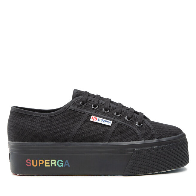 

Кроссовки Superga 2790 Paltform S7113KW Black/Rainbow AI3, черный