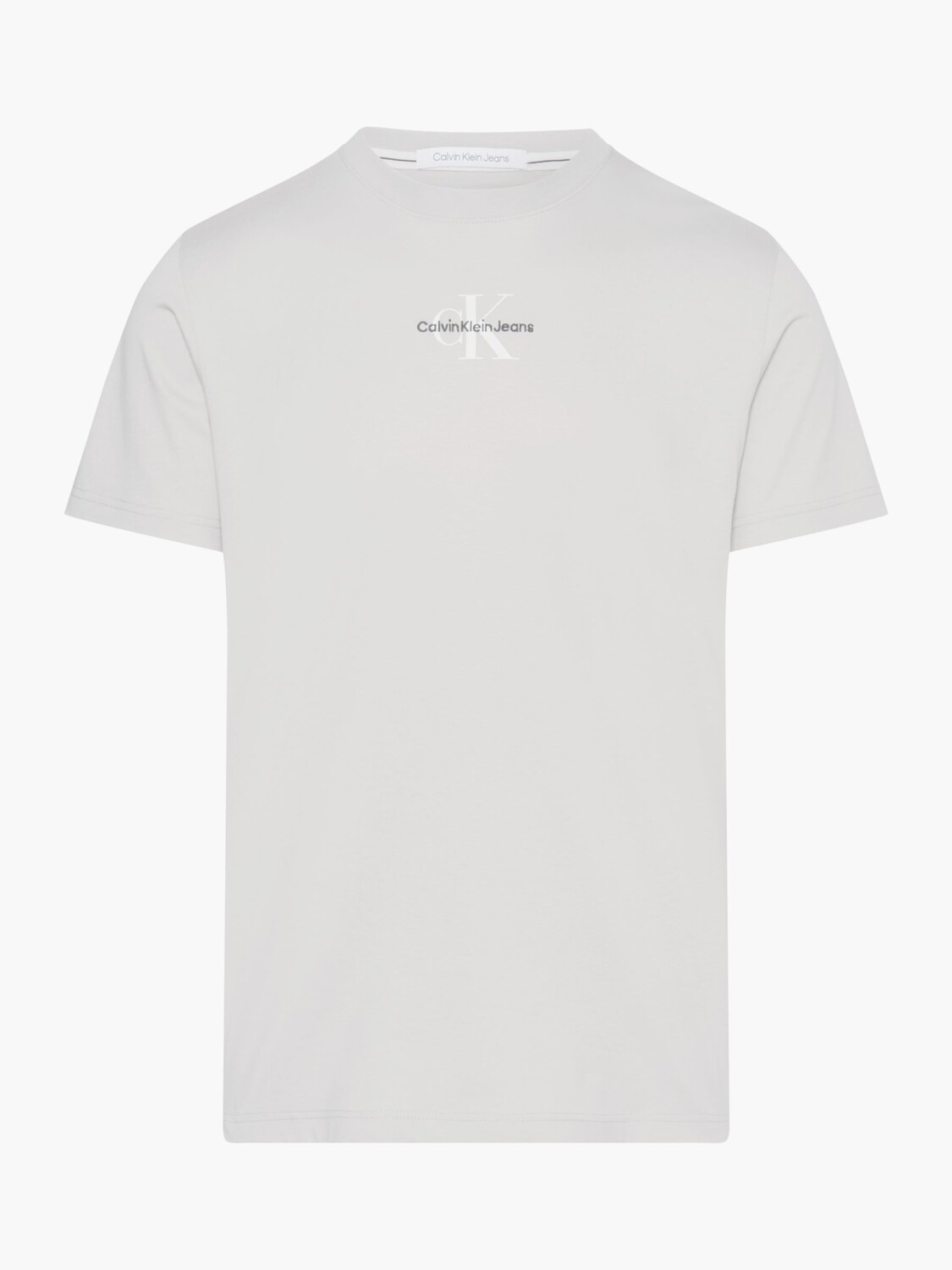 

Джинсовая футболка с моно-логотипом Calvin Klein, белый