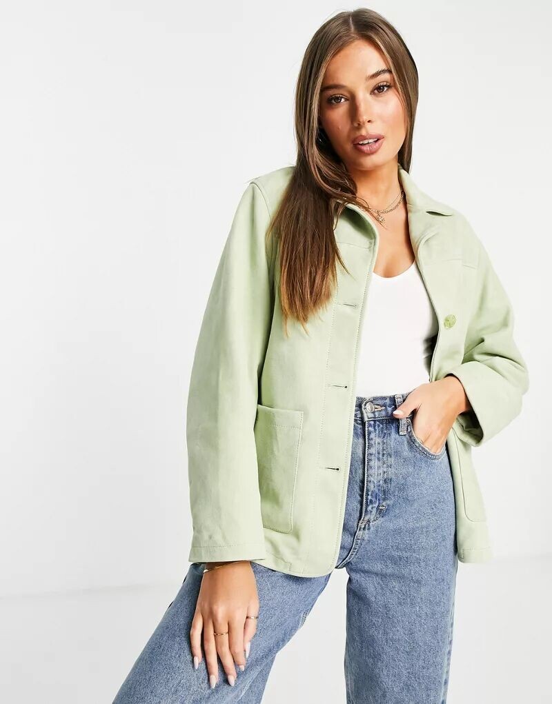 

Замшевая куртка для мам ASOS