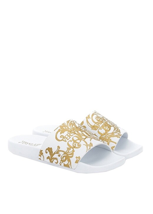 

Белые женские тапочки Versace Jeans Couture